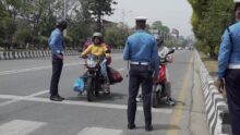 काठमाडौँमा २४ घण्टामा ३,५०१ सवारी चालक कारबाहीमा