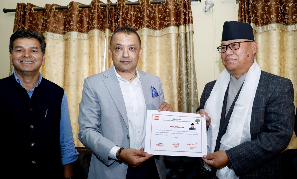 कांग्रेस संसदीय दलको नेतामा आङ्देम्बे निर्विरोध, २०६४ पछिको पहिलो सर्वसम्मत चयन