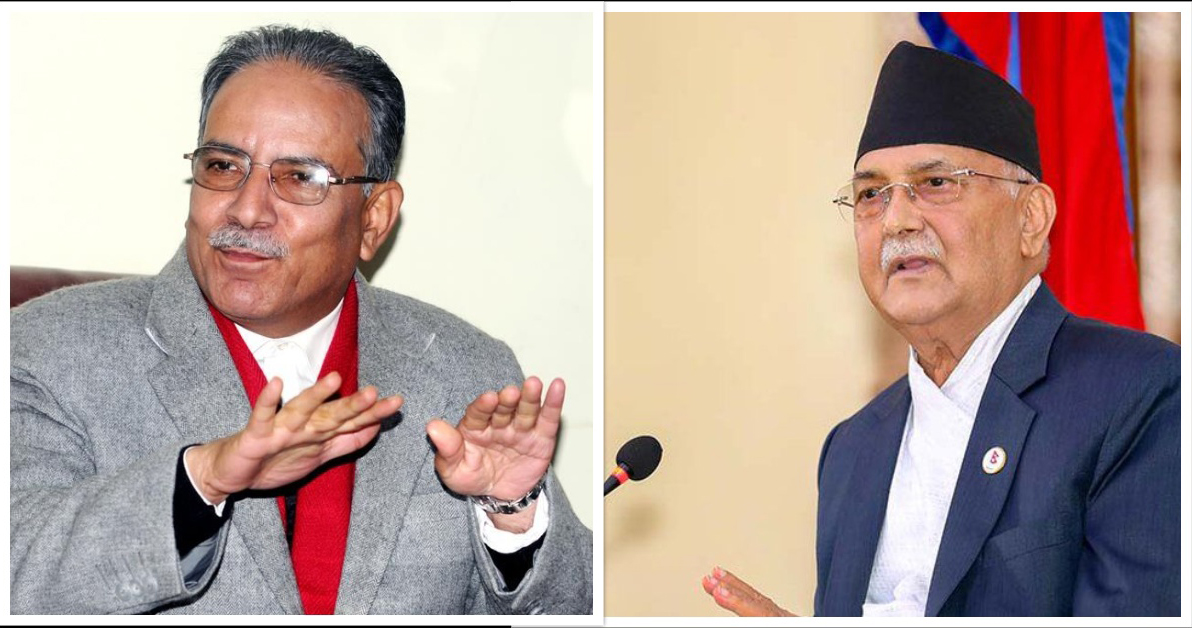 प्रचण्ड–ओली भेट: स्वास्थ्य अवस्थासँगै राजनीतिक छलफल