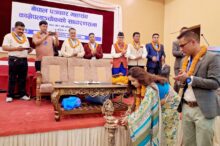 पत्रकार महासंघ काभ्रेको साधारणसभा सम्पन्न, अग्रज पत्रकार मधुसुदन गुरागाईं सम्मानित