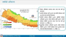 मनसुन अवधिमा वर्षा घट्ने, तापक्रम बढ्ने विभागको निष्कर्ष