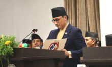 बजेट महत्वाकांक्षी होइन, कार्यान्वयनयोग्य छ : अर्थमन्त्री स्वर्णिम वाग्ले