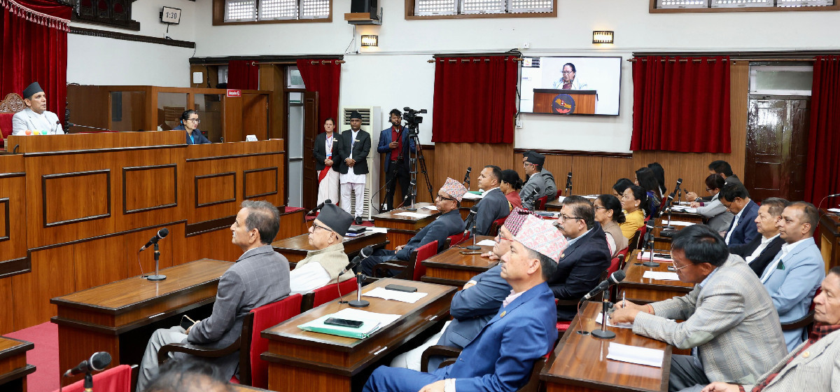 राष्ट्रियसभामा बजेटमाथि छलफल : बजेट कार्यान्वयन, ऋण व्यवस्थापन र कर नीतिमा प्रश्न