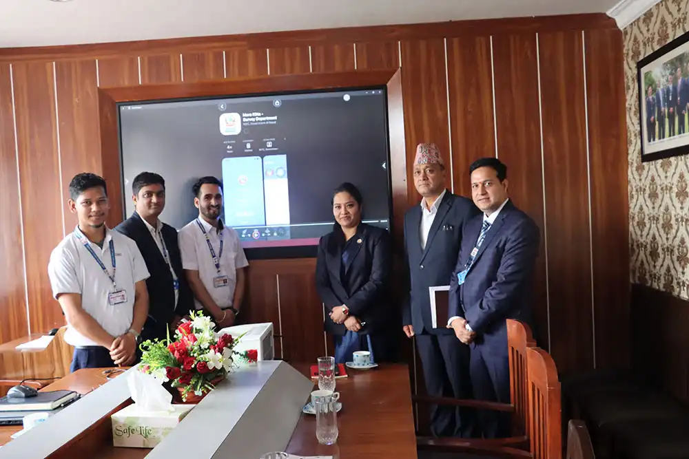 नापी विभागद्वारा ‘मेरोकित्ता’ मोबाइल एप सार्वजनिक, घरमै बसेर जग्गासम्बन्धी सेवा लिन सकिने