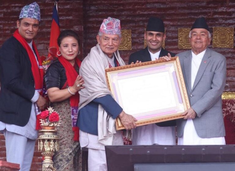 मदनकृष्ण श्रेष्ठलाई ‘चलचित्र दीर्घ साधना सम्मान’