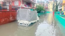 काठमाडौं उपत्यकामा भारी वर्षा, माइतीघर–अनामनगर क्षेत्रमा डुबान