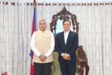 सभामुख अर्याल र भारतीय राजदूत श्रीवास्तवबीच द्विपक्षीय सम्बन्धबारे छलफल