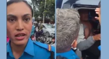 आकाशे पुल प्रयोग गर्न आग्रह गर्दा महिला प्रहरीमाथि हातपात